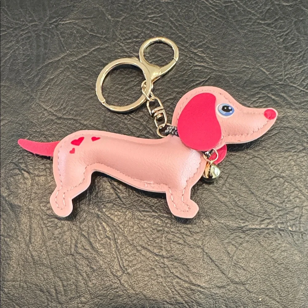 Dachshund Dog Keychain Bag Charm, NEW - Picture 5 of 5